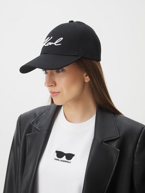 KARL LAGERFELD Signature Cap (cotton)