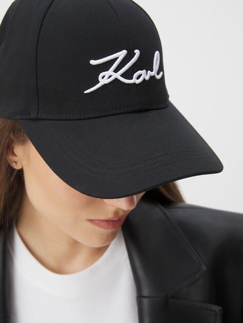 KARL LAGERFELD Signature Cap (cotton)