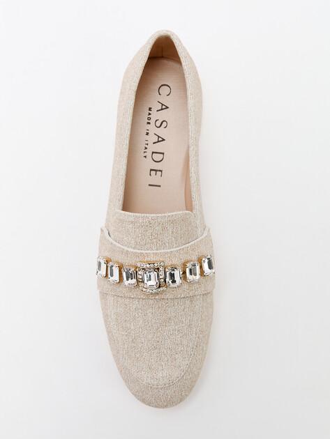 CASADEI Лоферы MOCASSINO (натуральный нубук)