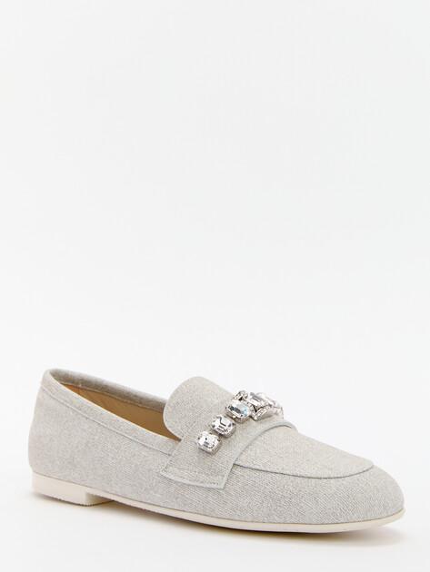 CASADEI Лоферы MOCASSINO (натуральный нубук)
