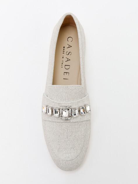 CASADEI Лоферы MOCASSINO (натуральный нубук)
