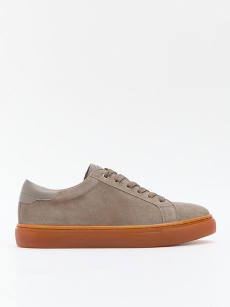 MAISON DAVID Sneakers (natural suede/natural rubber sole)