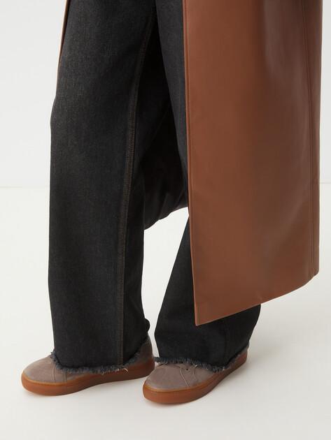 MAISON DAVID Sneakers (natural suede/natural rubber sole)