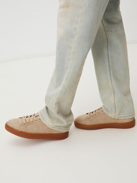 MAISON DAVID Sneakers (natural suede/natural rubber sole)