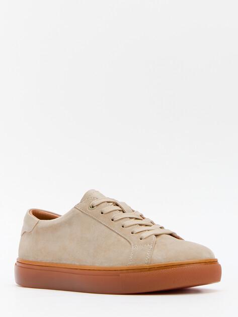 MAISON DAVID Sneakers (natural suede/natural rubber sole)