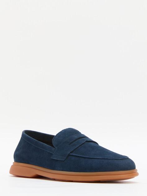 MAISON DAVID Loafers (natural suede/natural rubber sole)