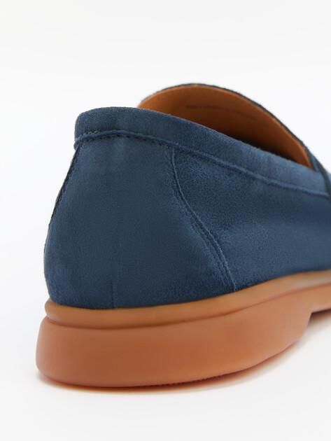 MAISON DAVID Loafers (natural suede/natural rubber sole)