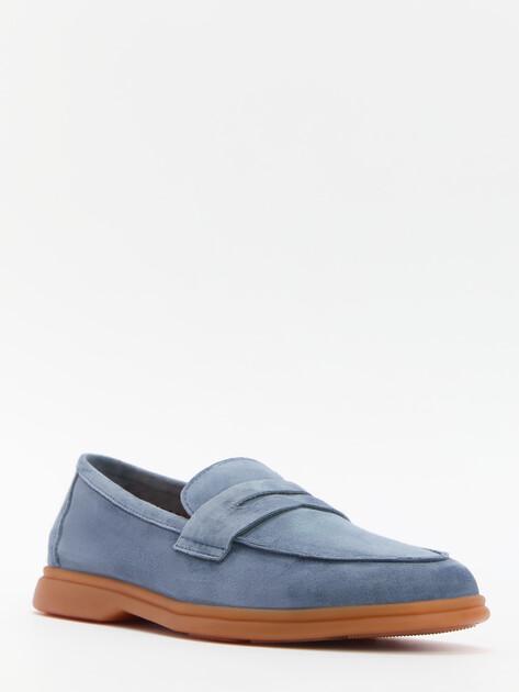 MAISON DAVID Loafers (natural suede/natural rubber sole)