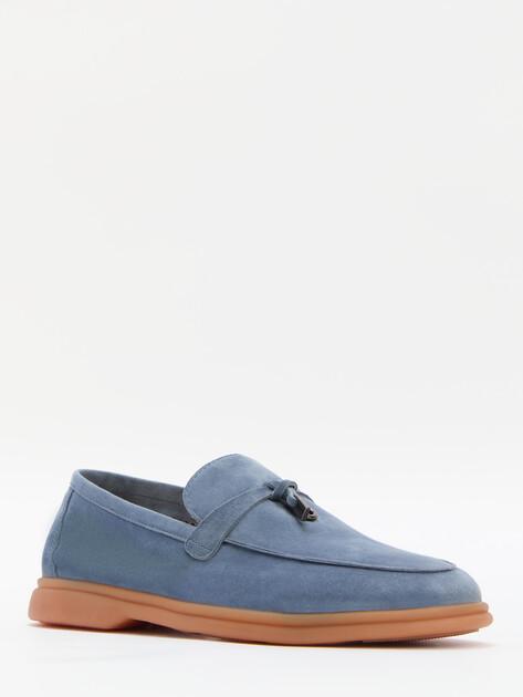 MAISON DAVID Loafers (natural suede/natural rubber sole)