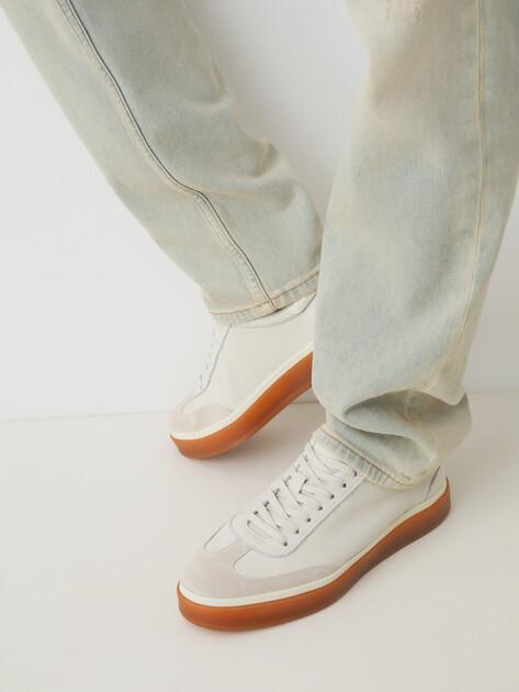 MAISON DAVID Sneakers (genuine leather/natural rubber sole)