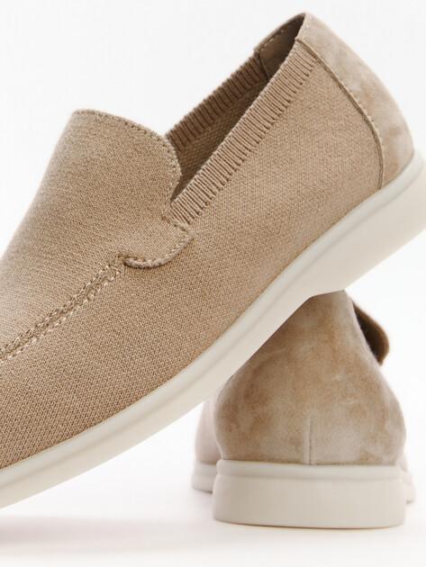 TENDANCE Loafers (textile/genuine suede)