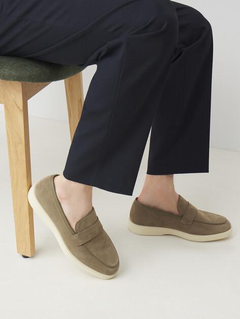 MAISON DAVID Loafers (genuine suede/genuine leather)