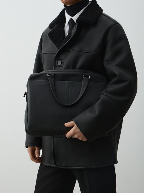 TENDANCE Laptop Bag (Genuine Leather)