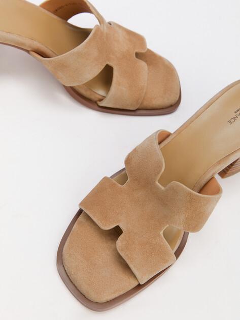 TENDANCE Mules (natural suede)