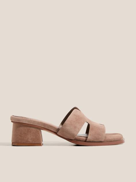 TENDANCE Mules (natural suede)