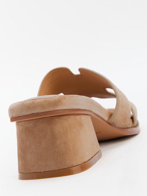 TENDANCE Mules (natural suede)