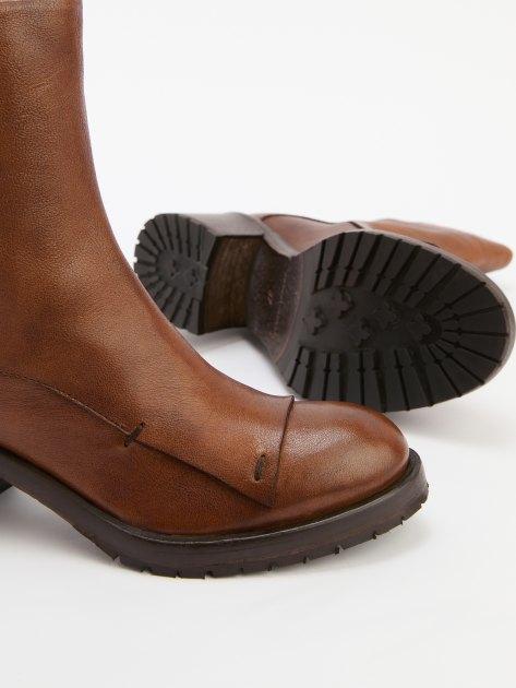 ERNESTO DOLANI Ankle boots (upper and sole made of genuine leather)
