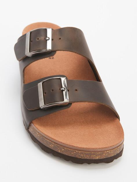 BIO GREEN Flip-flops (natural nubuck)