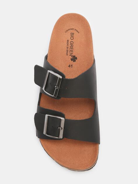 BIO GREEN Flip-flops (natural nubuck)