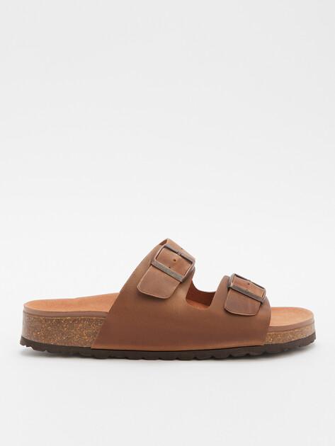 BIO GREEN Flip-flops (natural nubuck)