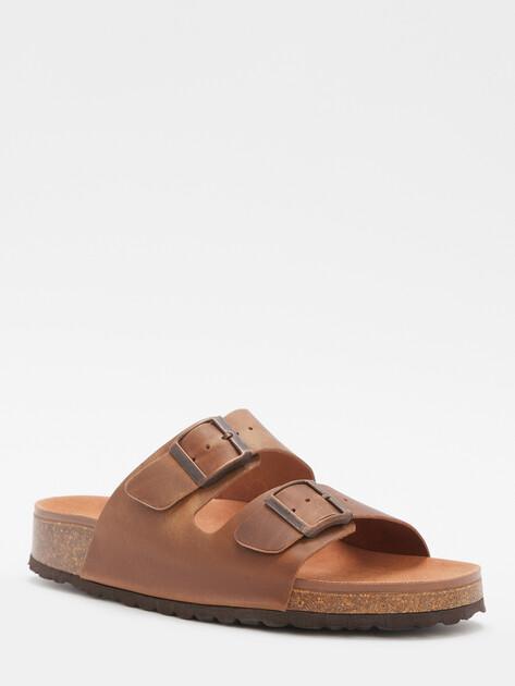 BIO GREEN Flip-flops (natural nubuck)