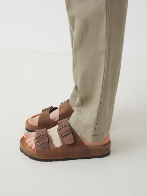 BIO GREEN Flip-flops (natural nubuck)