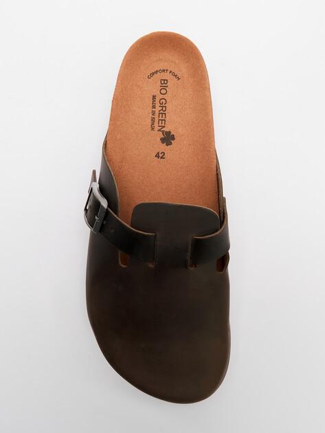 BIO GREEN Flip-flops (natural nubuck)