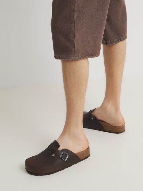 BIO GREEN Flip-flops (natural nubuck)