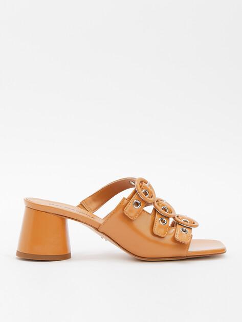 HALMANERA CLOE Mules (upper and sole made of genuine leather)