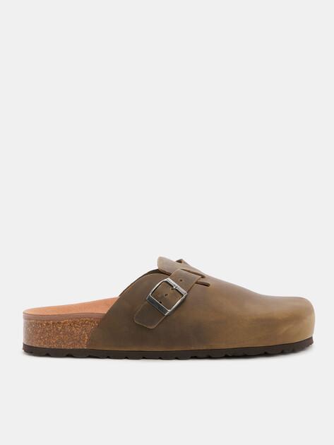 BIO GREEN Flip-flops (natural nubuck)