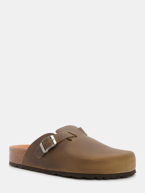 BIO GREEN Flip-flops (natural nubuck)