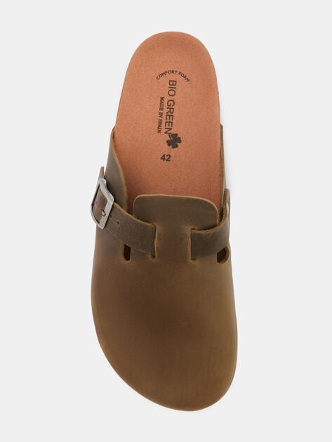 BIO GREEN Flip-flops (natural nubuck)