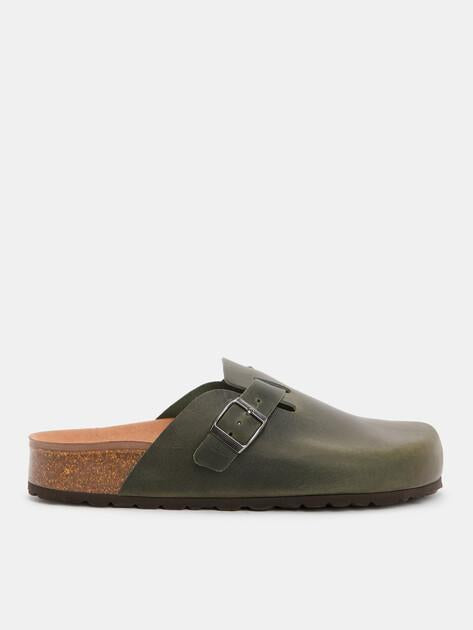 BIO GREEN Flip-flops (natural nubuck)