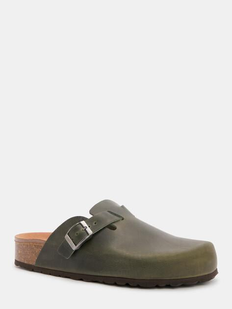 BIO GREEN Flip-flops (natural nubuck)