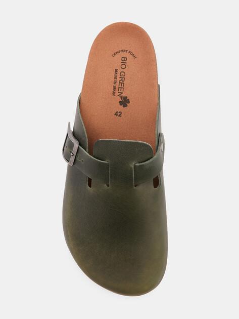 BIO GREEN Flip-flops (natural nubuck)
