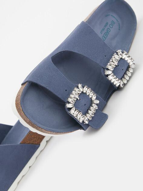 BIO GREEN Flip-flops (natural suede)