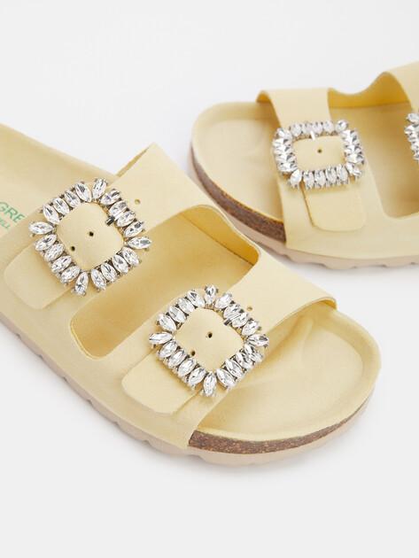 BIO GREEN Flip-flops (natural suede)