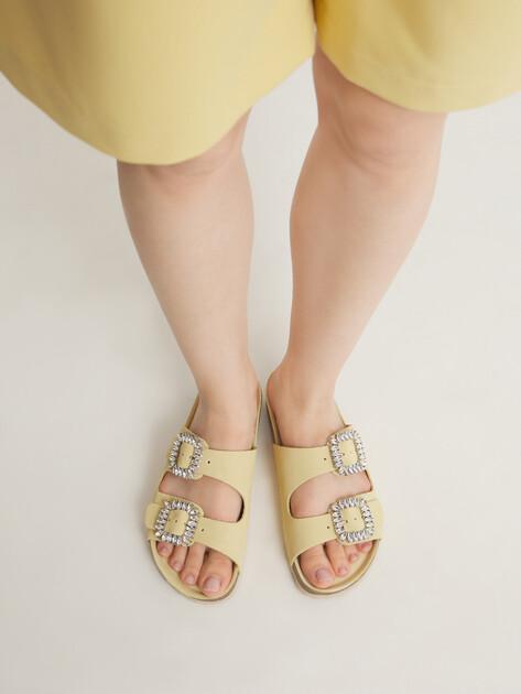 BIO GREEN Flip-flops (natural suede)