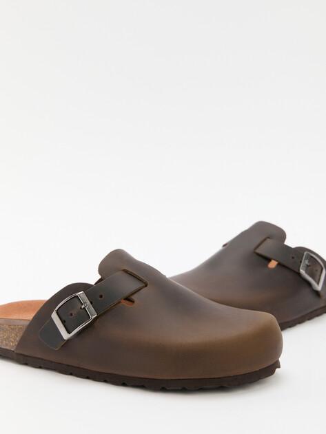 BIO GREEN Flip-flops (natural nubuck)