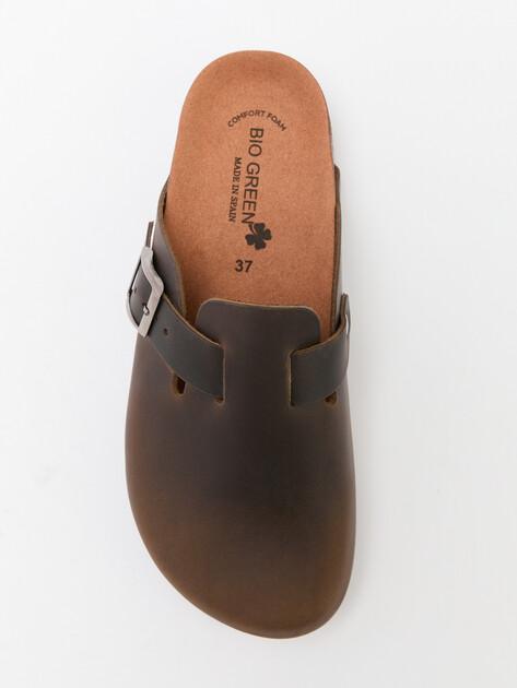 BIO GREEN Flip-flops (natural nubuck)