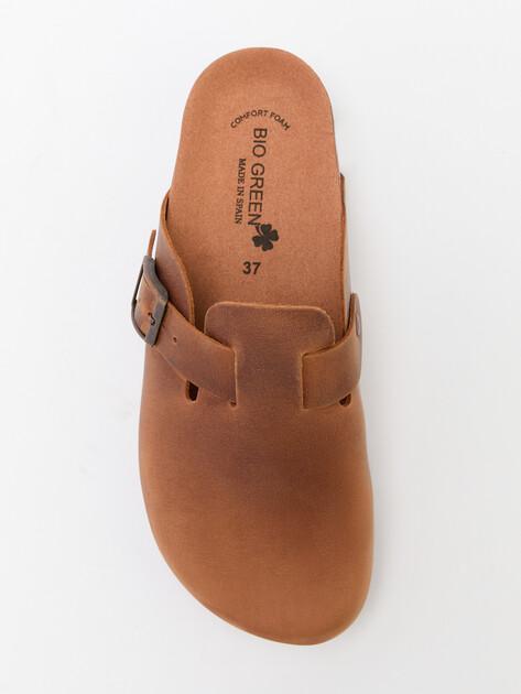 BIO GREEN Flip-flops (natural nubuck)