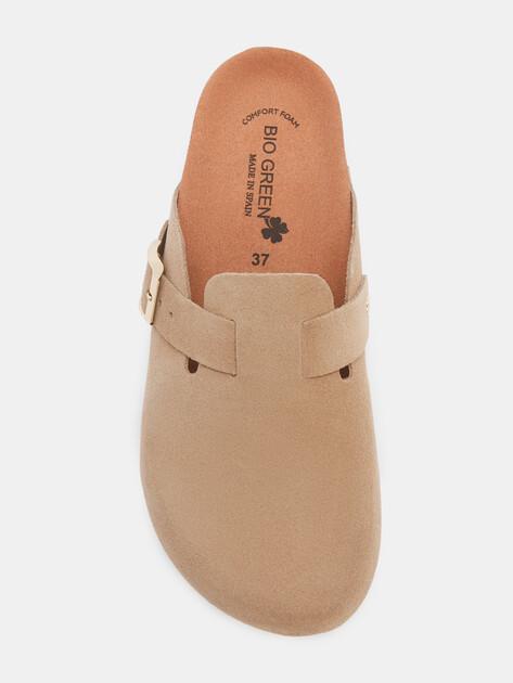 BIO GREEN Flip-flops (natural suede)
