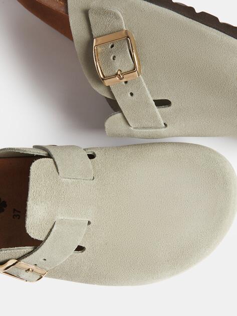 BIO GREEN Flip-flops (natural suede)