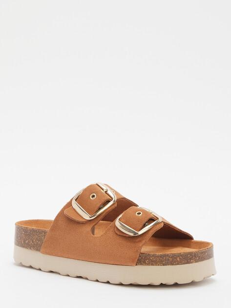 BIO GREEN Flip-flops (natural suede)
