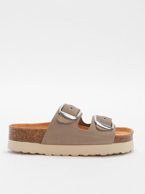BIO GREEN Flip-flops (natural suede)