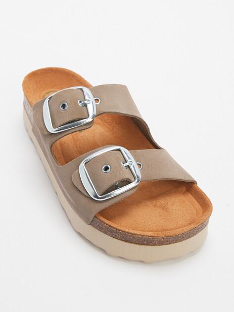 BIO GREEN Flip-flops (natural suede)