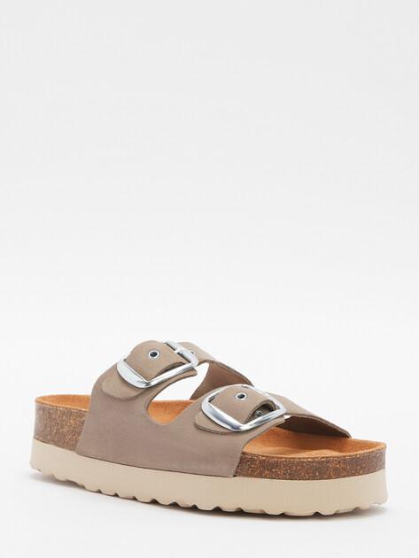 BIO GREEN Flip-flops (natural suede)