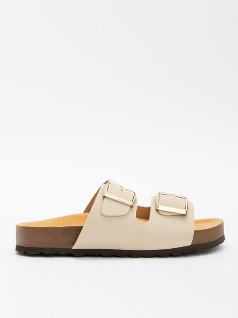 BIO GREEN Flip-flops (natural nubuck)