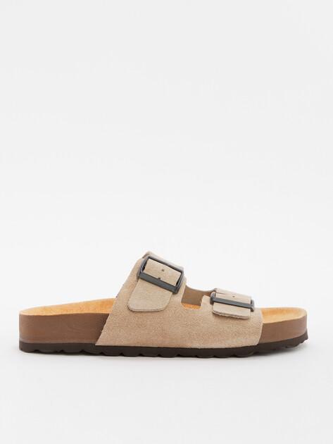 BIO GREEN Flip-flops (natural suede)