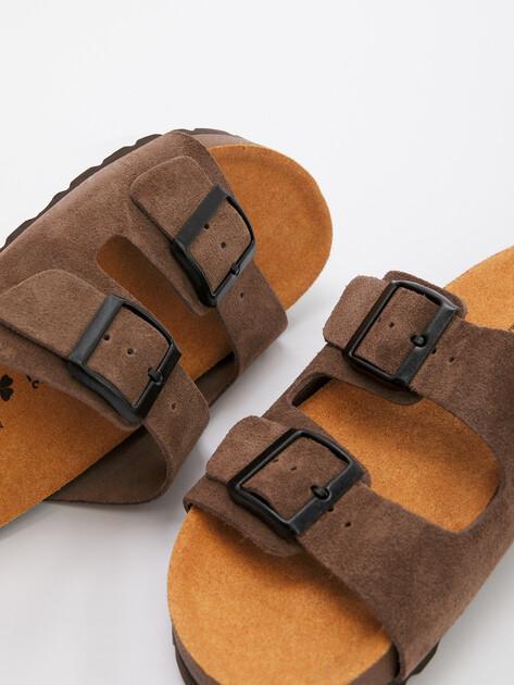 BIO GREEN Flip-flops (natural suede)